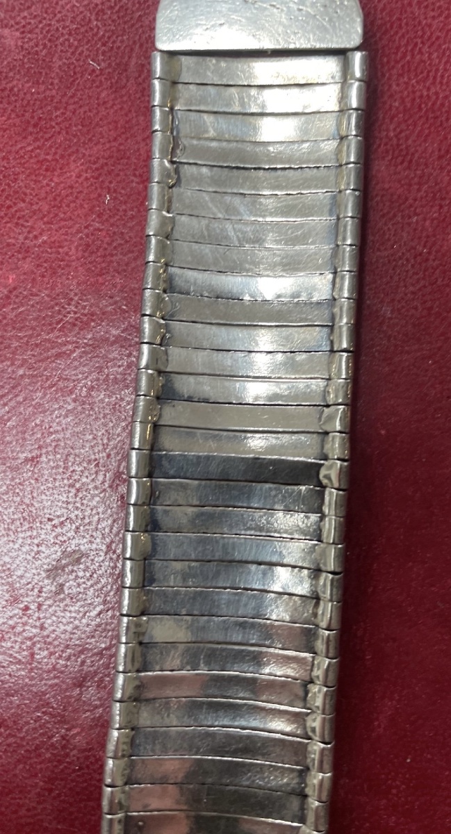 Ancien bracelet extensible en argent massif d’inspiration orientale-photo-6
