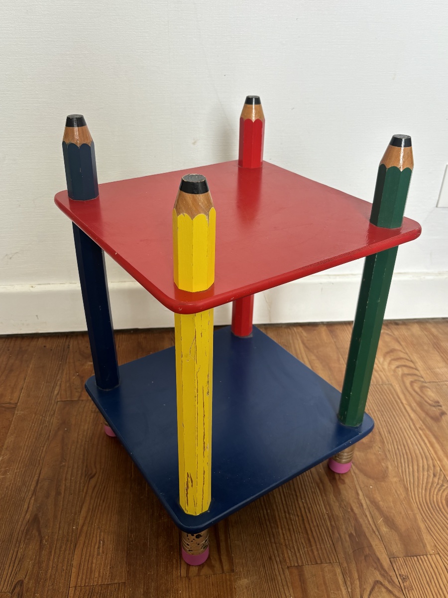 Pierre Sala (1948–1989) – “crayon” Side Table-photo-2