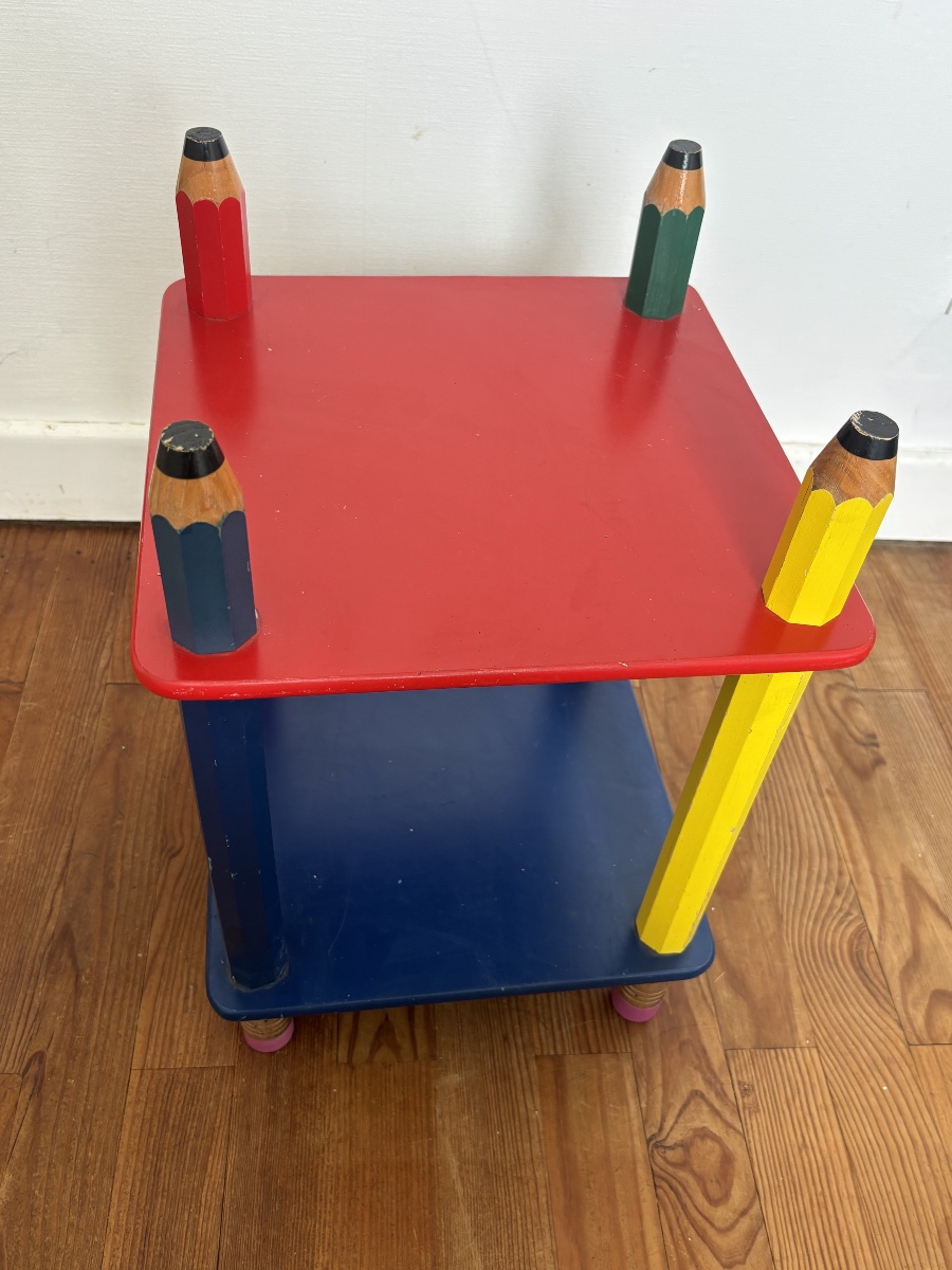 Pierre Sala (1948–1989) – “crayon” Side Table-photo-3