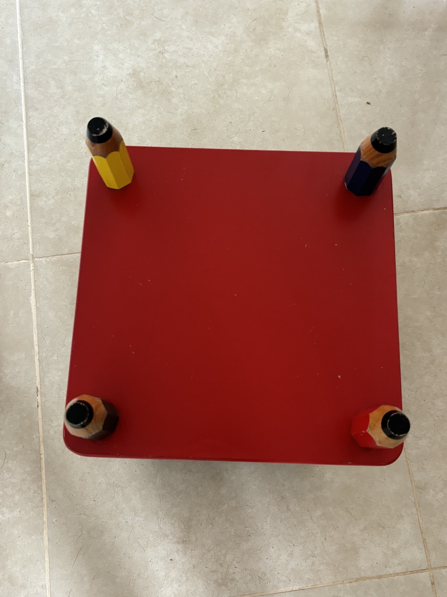 Pierre Sala (1948–1989) – “crayon” Side Table-photo-3