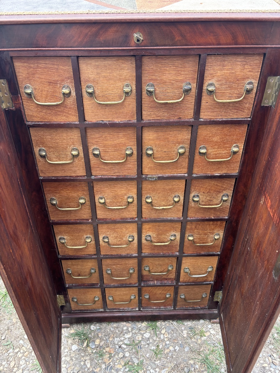 Mahogany Cabinet With 20 Drawers – 19th Century-photo-1