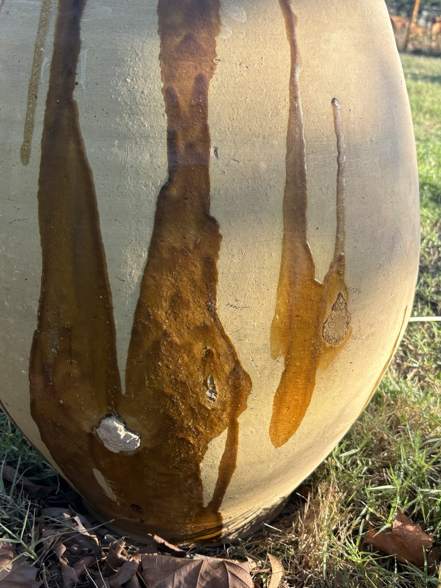 Provençal Jar With A Drip-painting Design-photo-2
