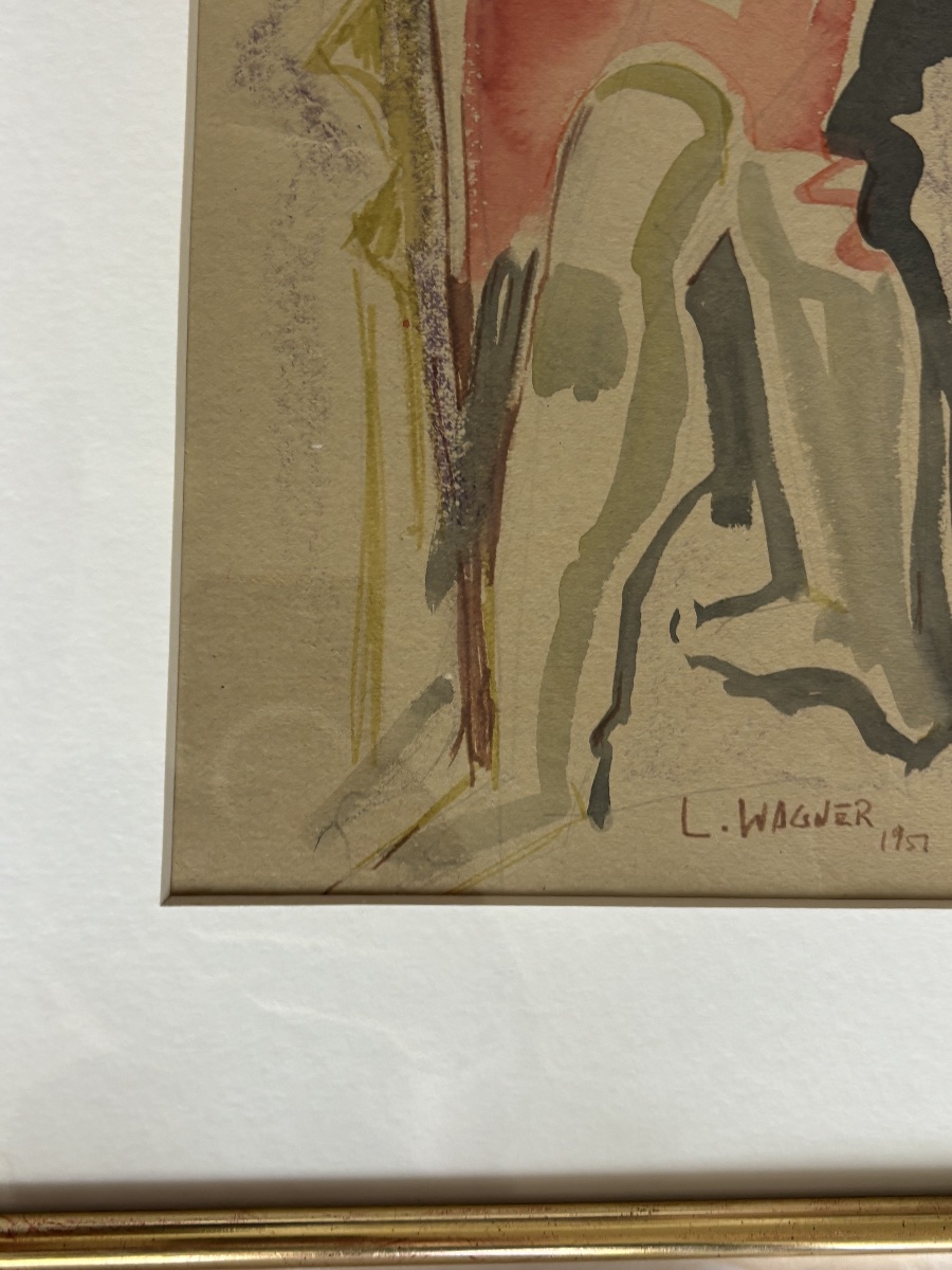 Louis Wagner – Watercolor Of Saint Christopher – 1927-photo-4