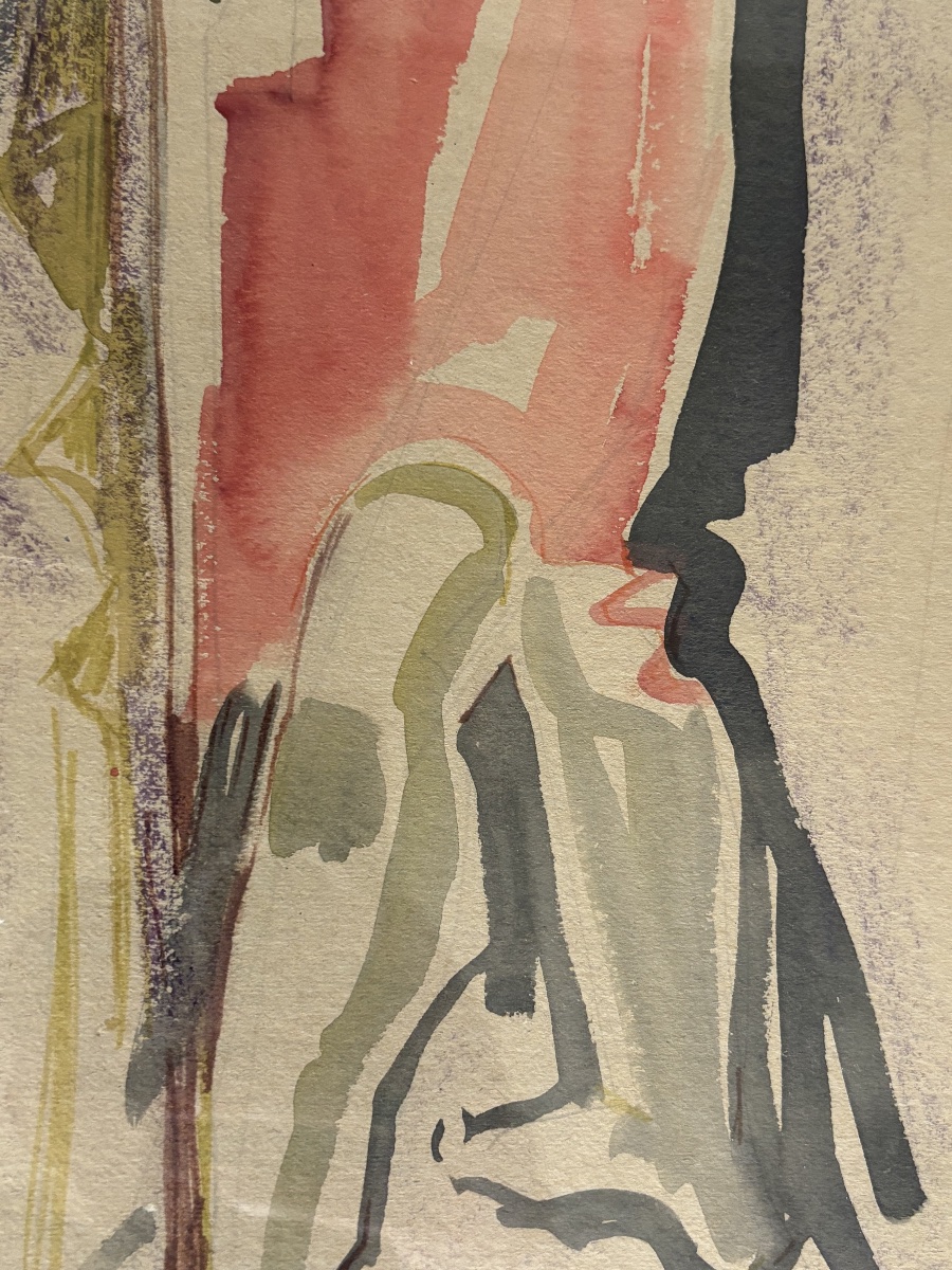 Louis Wagner – Watercolor Of Saint Christopher – 1927-photo-1