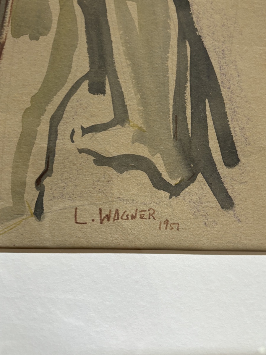 Louis Wagner – Watercolor Of Saint Christopher – 1927-photo-2