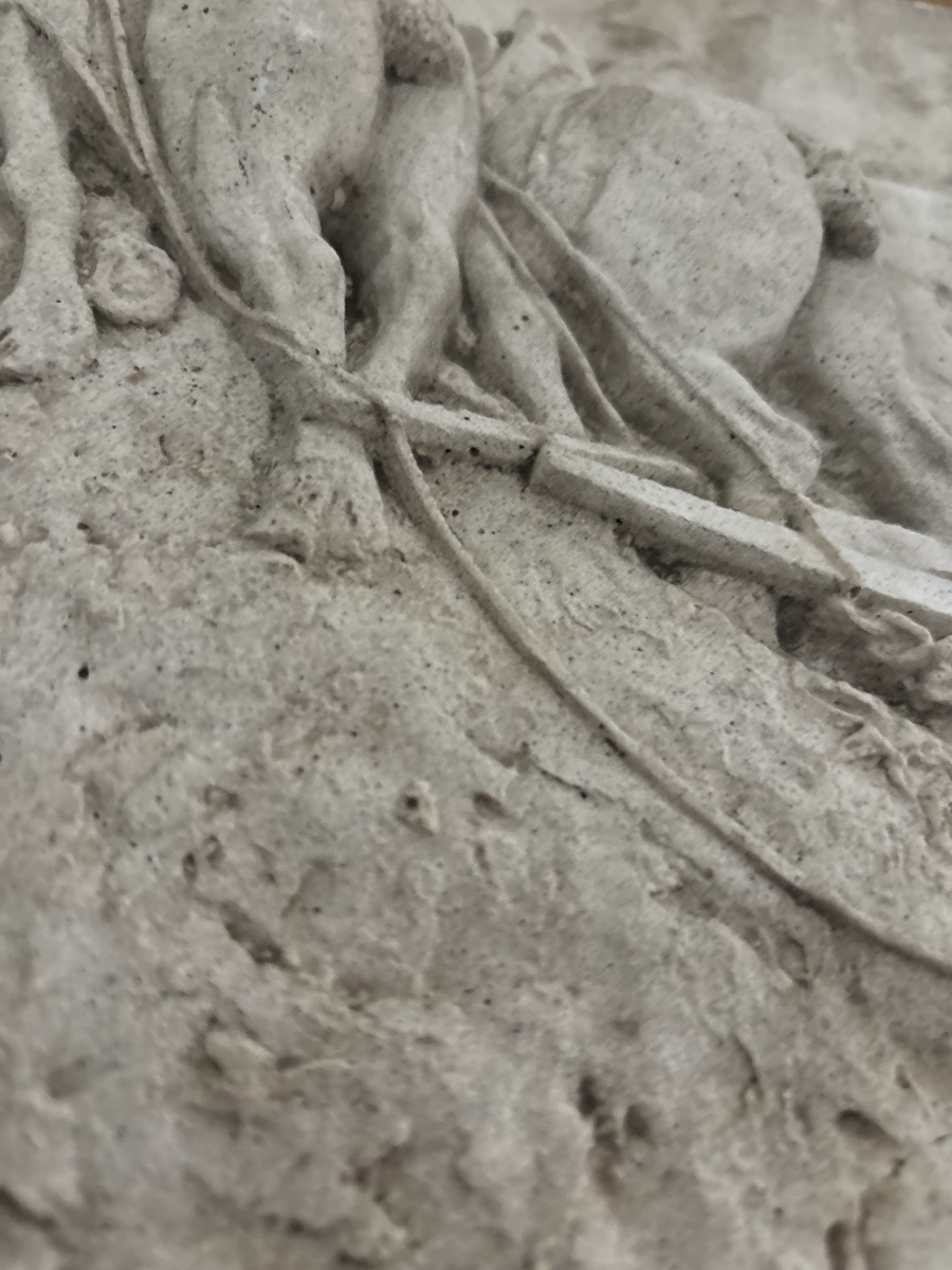 Plaque – Scene Of Plowing With Horses-photo-2