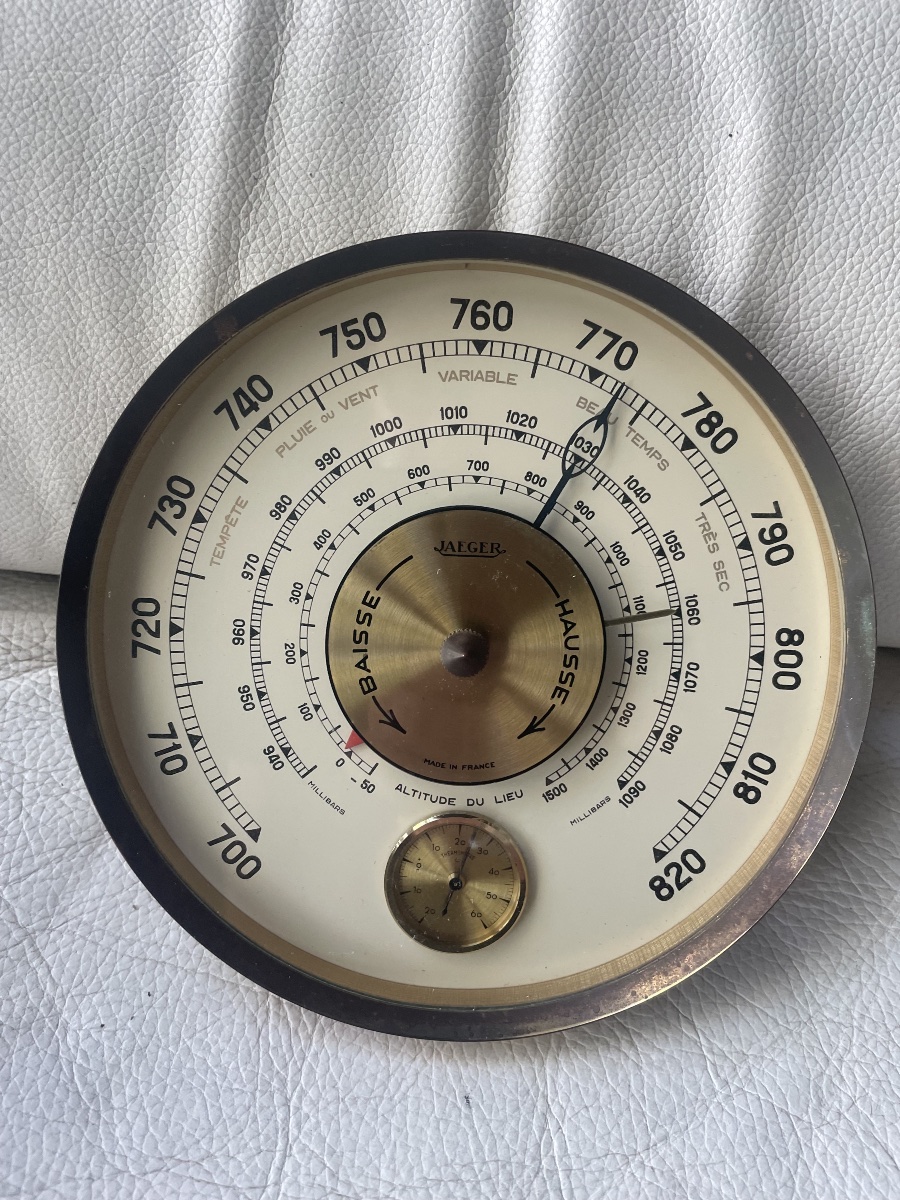 Antique Jaeger Barometer -photo-2