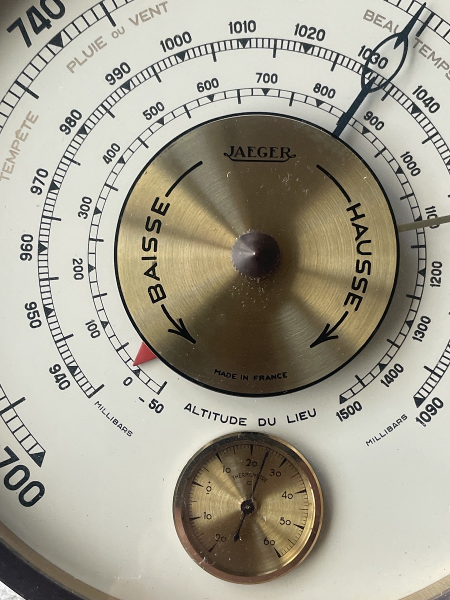 Antique Jaeger Barometer -photo-3