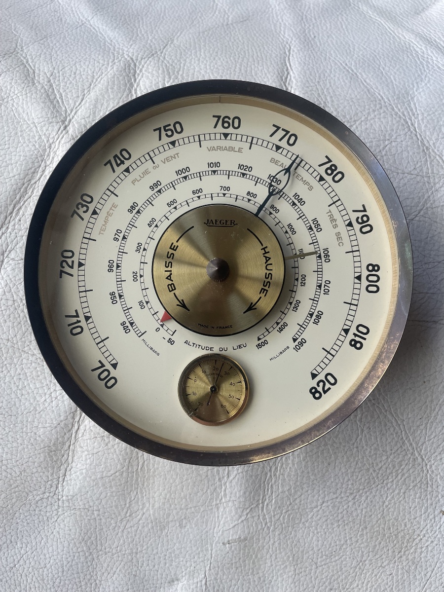 Antique Jaeger Barometer -photo-3