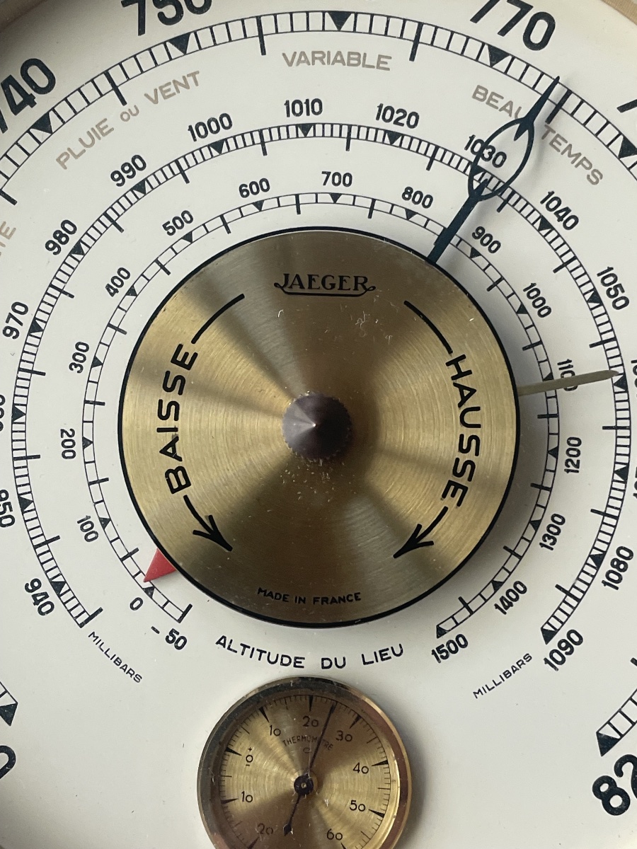 Antique Jaeger Barometer -photo-4