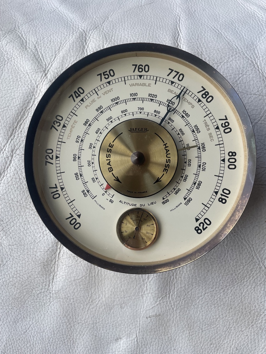 Antique Jaeger Barometer -photo-5
