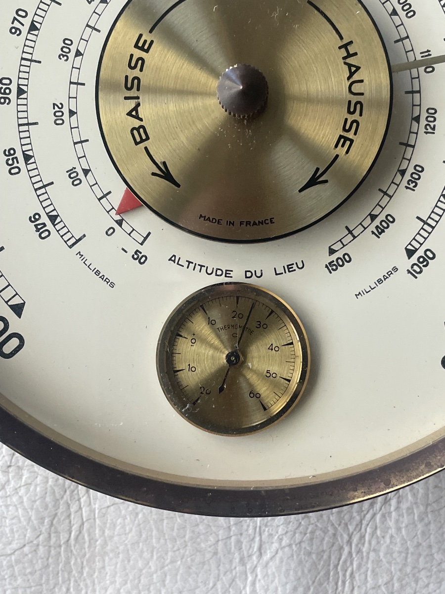 Antique Jaeger Barometer -photo-6