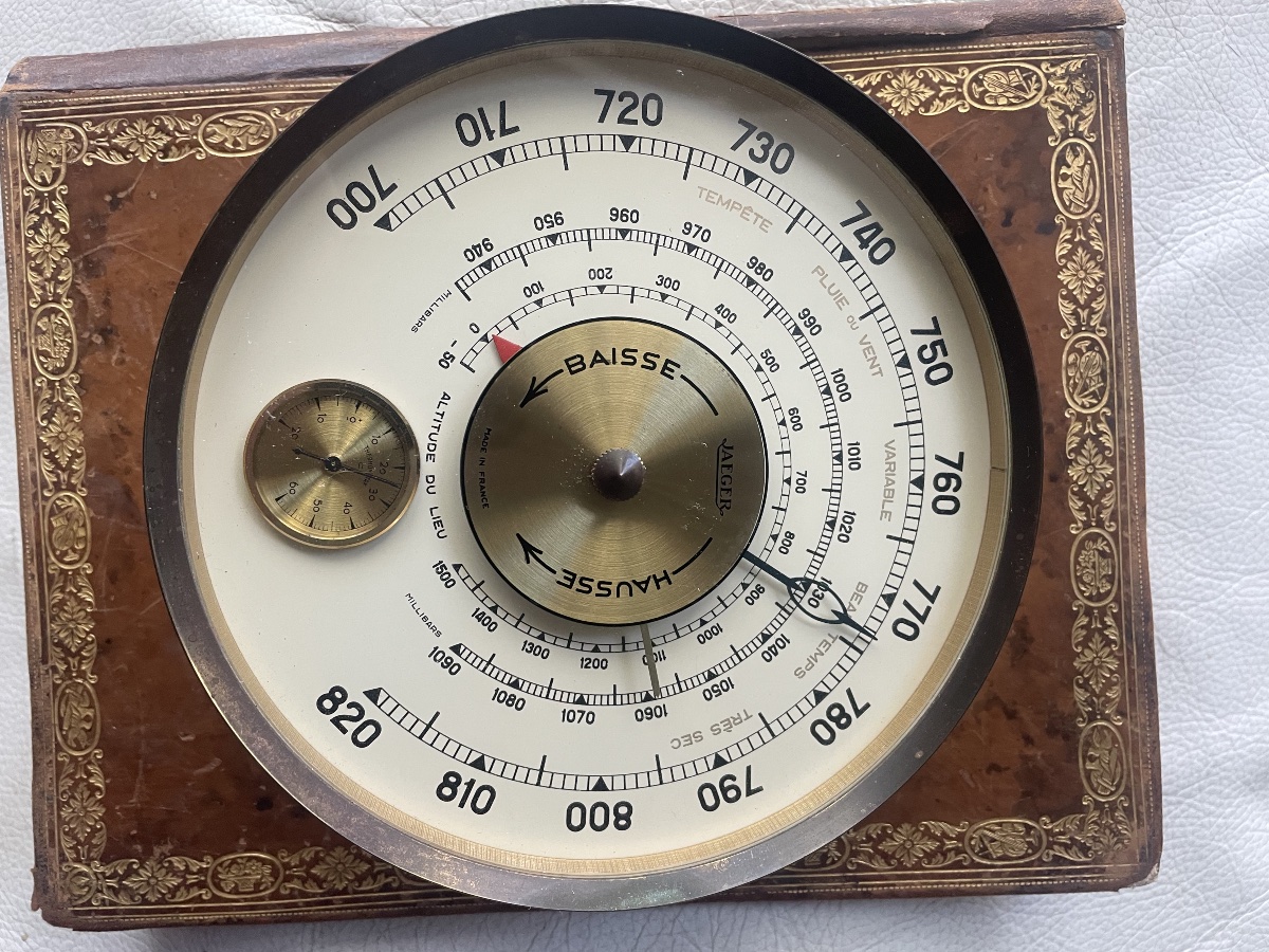 Antique Jaeger Barometer 