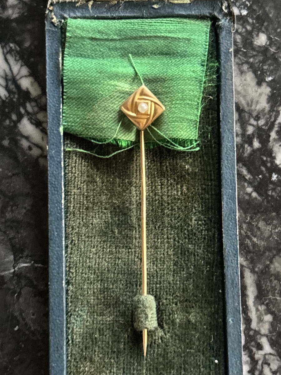 Ensemble d’épingles anciennes dans leur écrin-photo-2