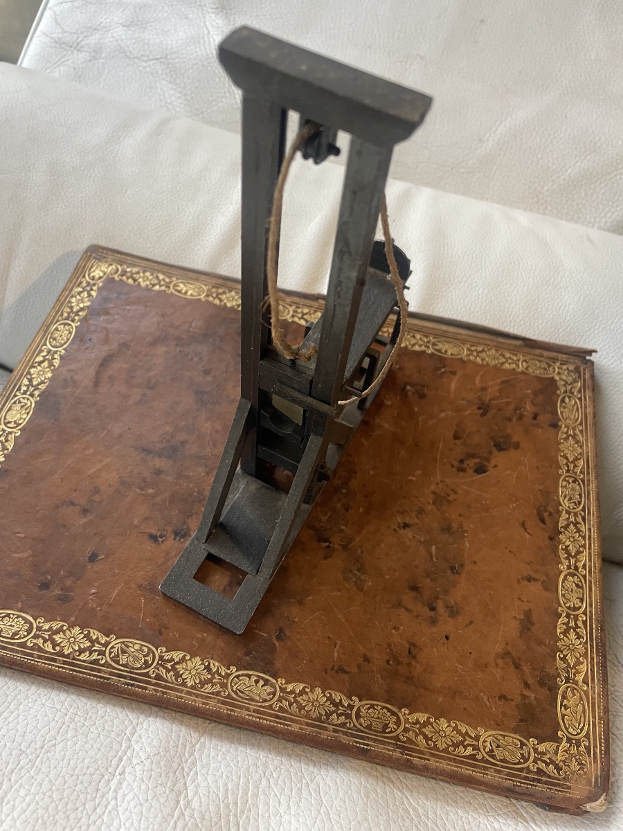 Ancienne guillotine de bureau SHP – Fabrication française-photo-2
