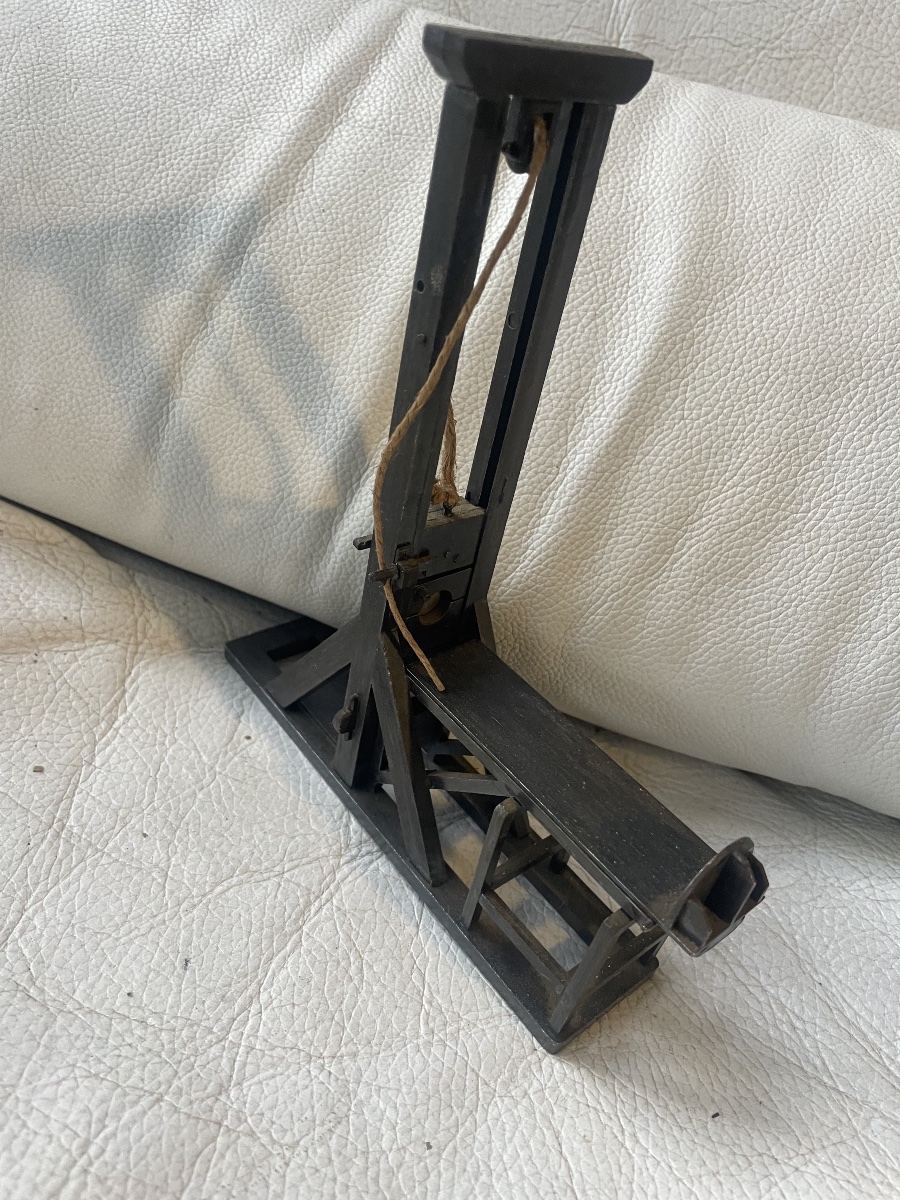 Ancienne guillotine de bureau SHP – Fabrication française-photo-3