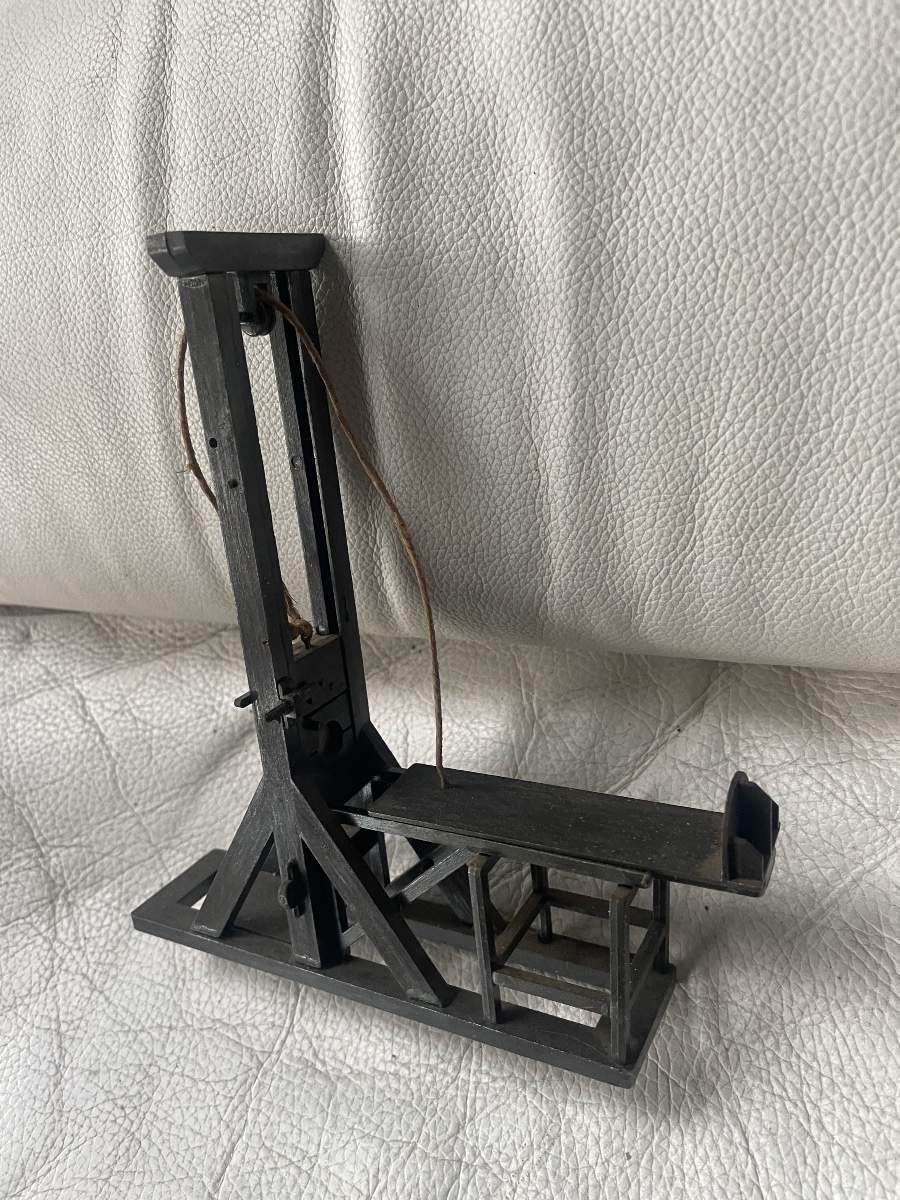Ancienne guillotine de bureau SHP – Fabrication française-photo-4