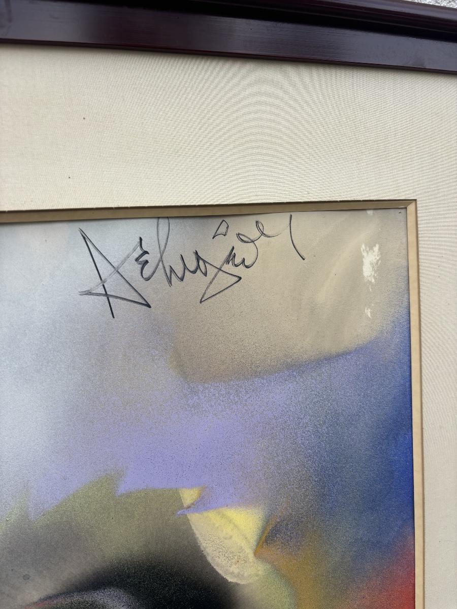 Abstract Lithograph Signed By Archiguille (françois Guille)-photo-3