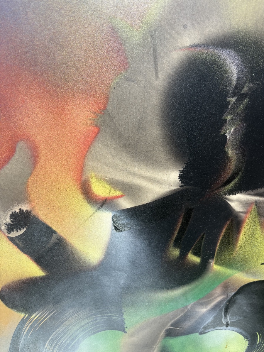 Abstract Lithograph Signed By Archiguille (françois Guille)-photo-4