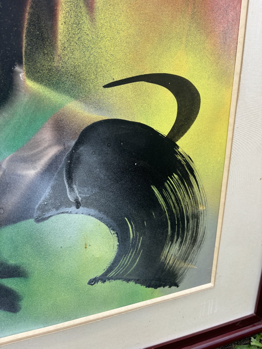 Abstract Lithograph Signed By Archiguille (françois Guille)-photo-2