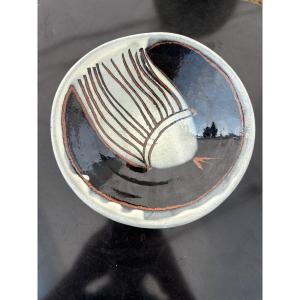 Glazed Ceramic Cup – Abstract Design