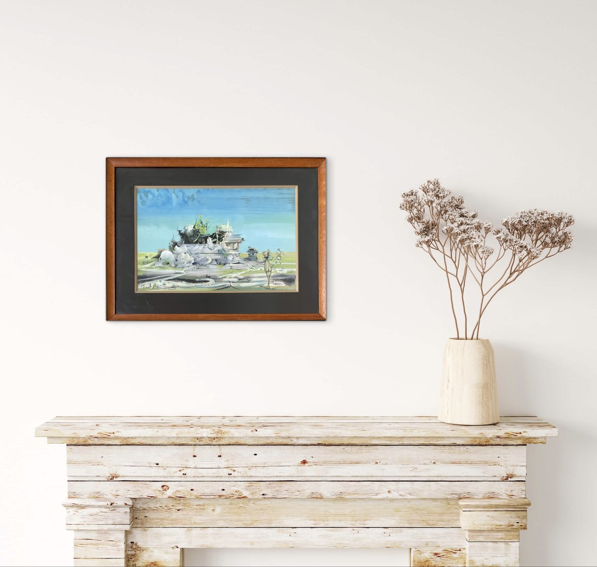 Lucien COUTAUD (1904-1977) - Le Château Lacoste - Gouache-photo-3