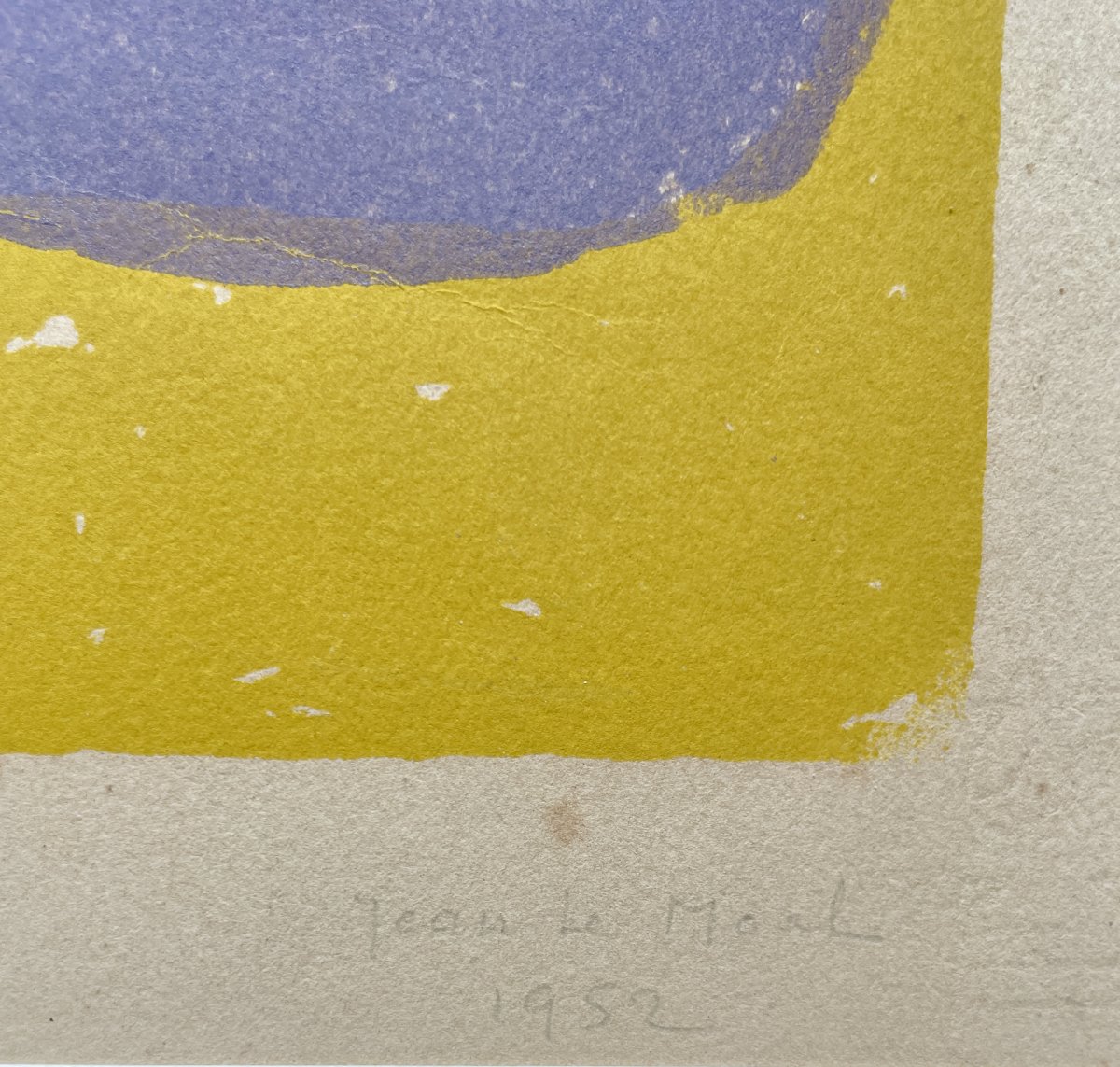 Jean LE MOAL (1909-2007) – Le Poisson, 1952 - Lithographie originale signée et numérotée-photo-2