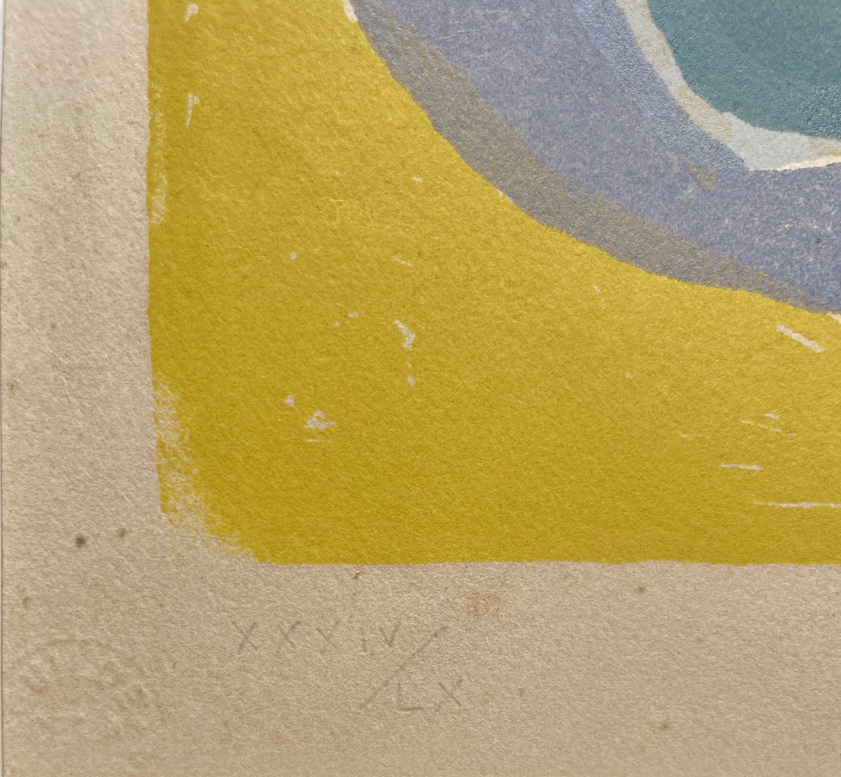 Jean LE MOAL (1909-2007) – Le Poisson, 1952 - Lithographie originale signée et numérotée-photo-3
