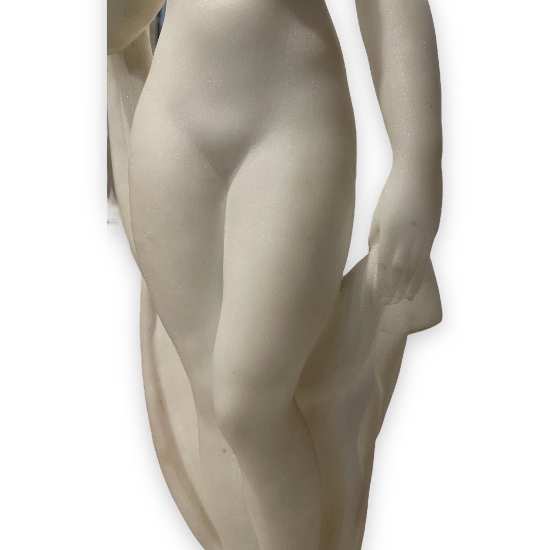 François-emile Popineau (1887-1951) - "draped Nude"-photo-1
