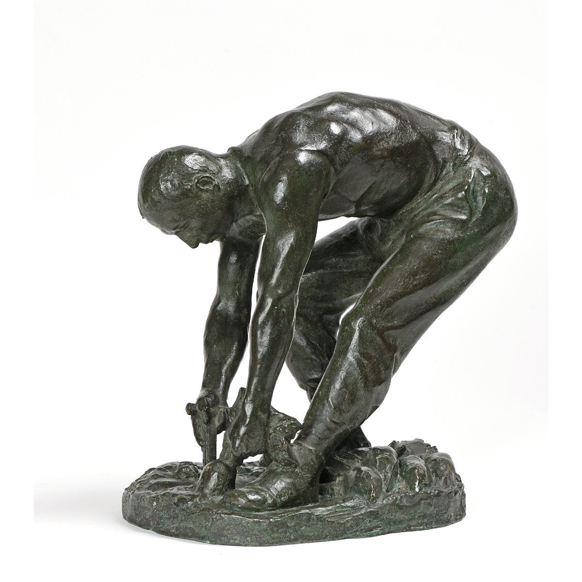 Raoul Lamourdedieu (1877-1953) - "le Laboureur - La Récolte Des Betteraves"-photo-4
