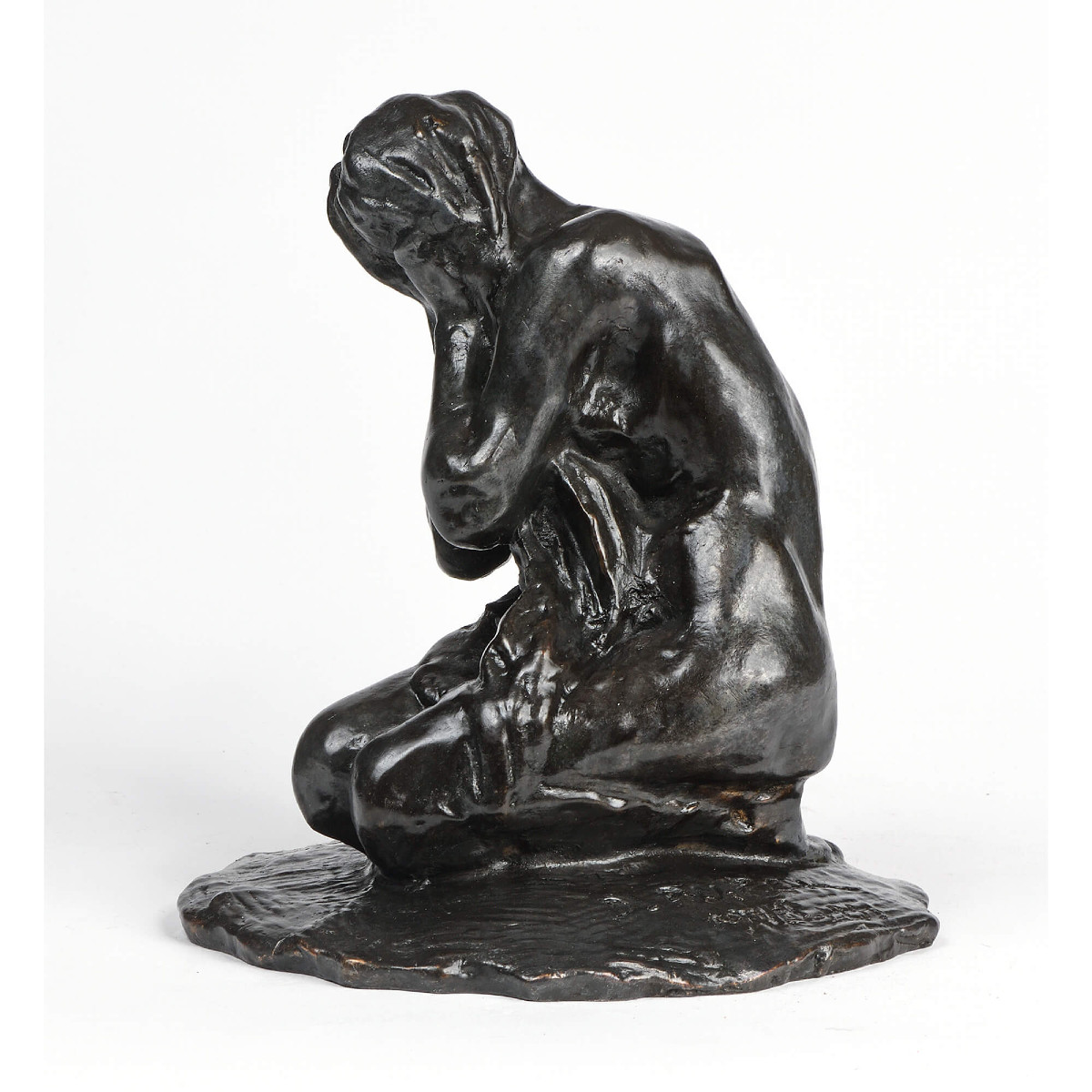 Denys Puech (1854-1942) - "hero Crying Leander"-photo-2