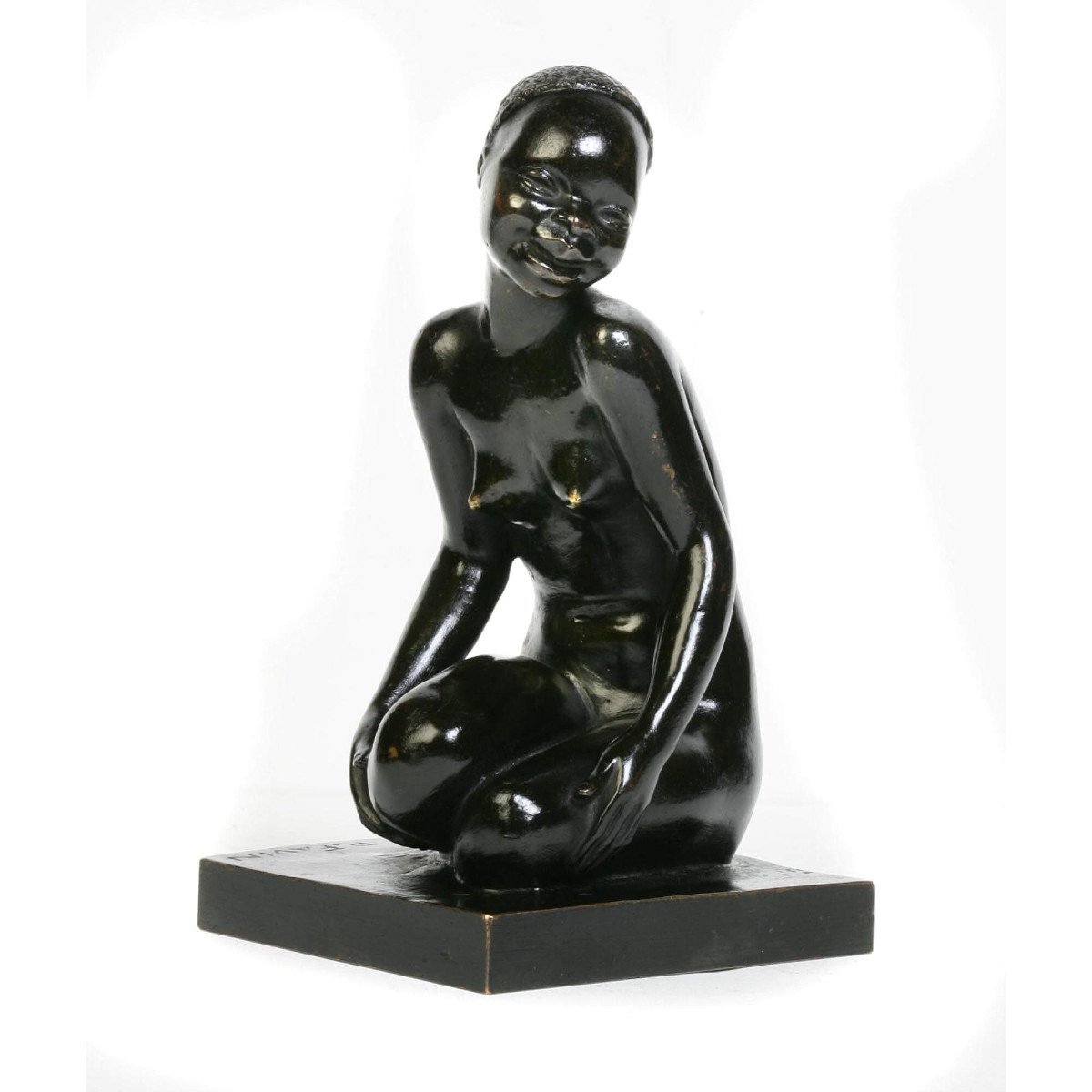 Roger FAVIN (1904-1990) -  "Jeune fille assise"