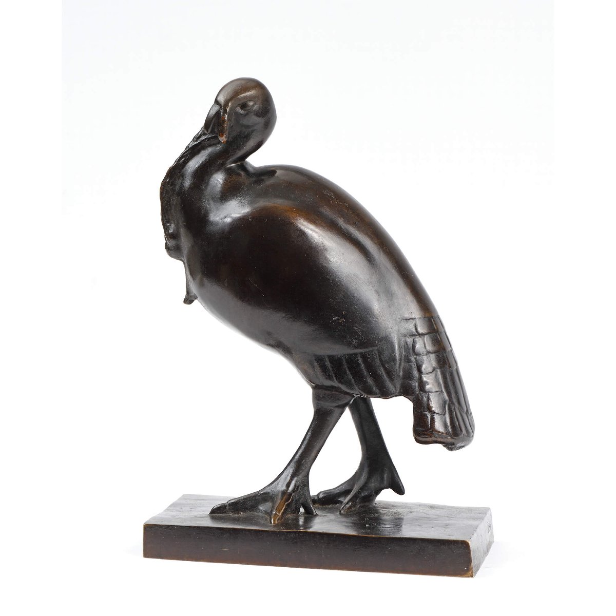 Simone Boutarel (1892-1987) - "guinea Fowl"-photo-3