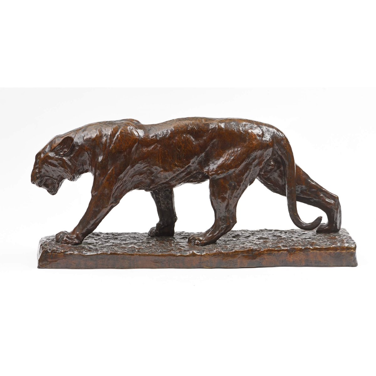 Albert Hager (1857-1940) - "lioness On The March"-photo-3