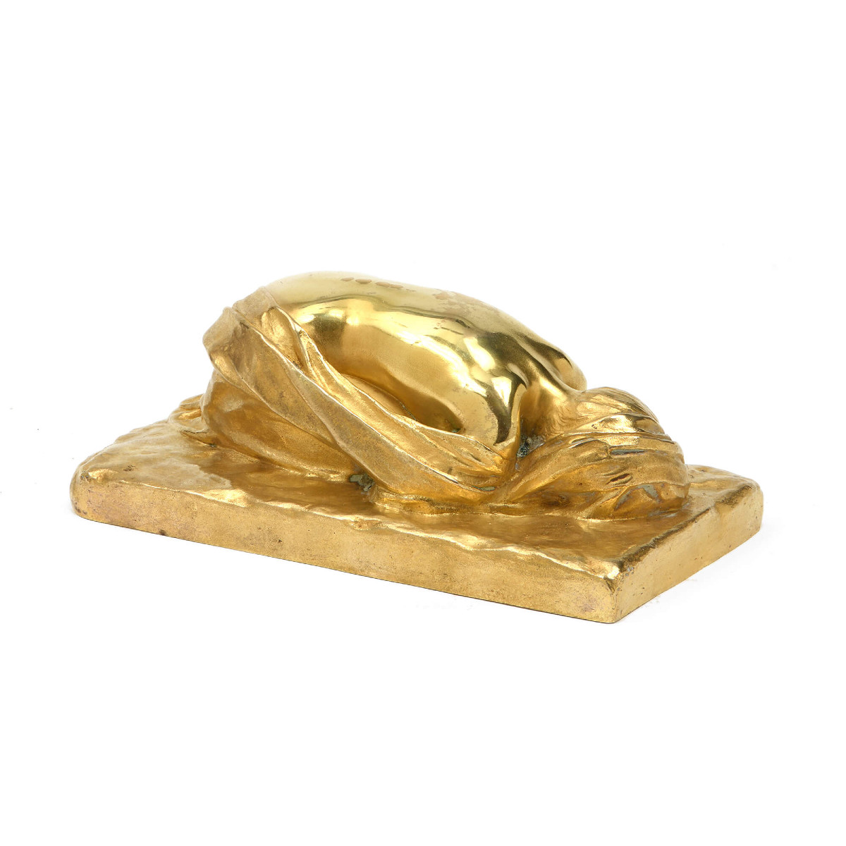 Paul-albert Bartholomé (1848-1928) - "young Woman Crouching"-photo-3