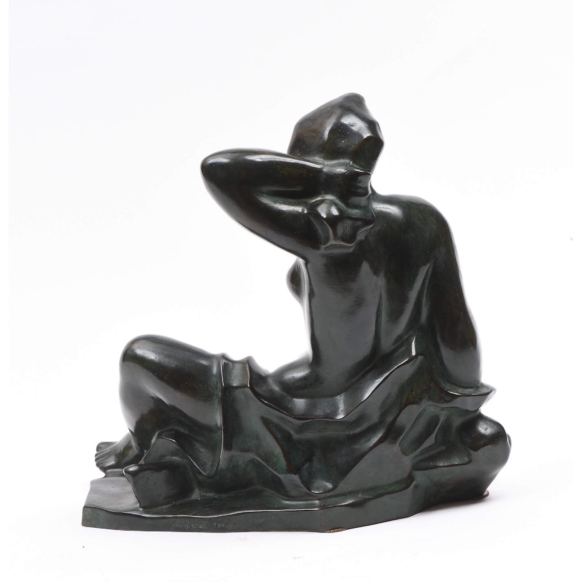 Arno Breker (1900-1991) - "seated Woman"-photo-2