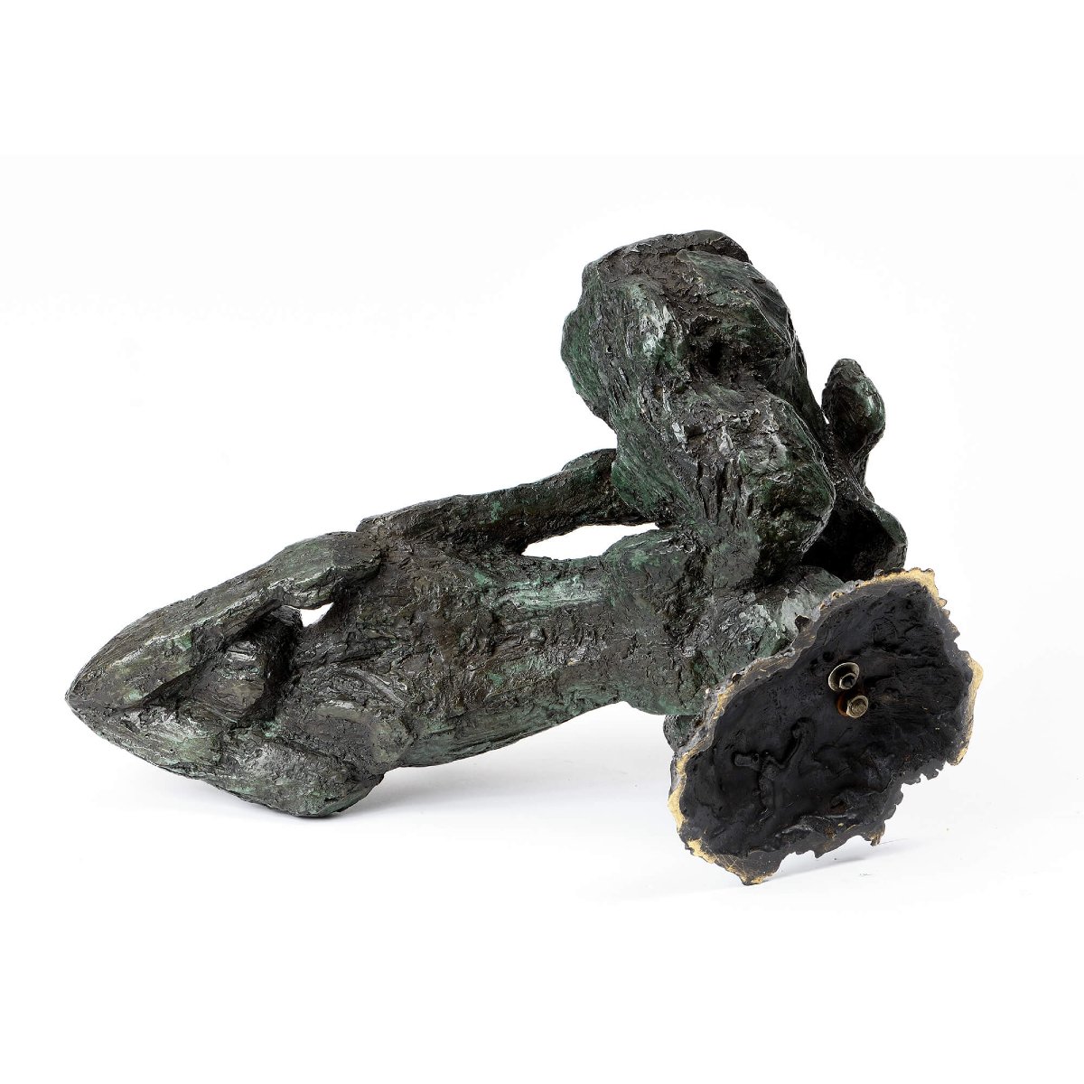   Jean-Pierre MALESSAUNA (Né en 1935) - "Femme Assise"-photo-1