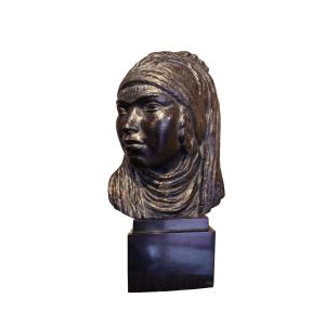 Lucien Gibert (1904-1988) - “head Of A Woman Ouled-naïl”