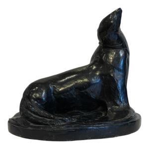 Albéric COLLIN (1886-1962) - "Otarie s'éveillant"