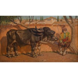 André Fremond (1884-1965) - "the Buffaloes"