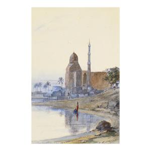 Marcel BLAIRAT (1849-1891) - "Bord du Nil"