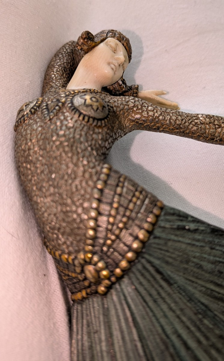 Ayouta Dancer Sculpture By Demeter H. Chiparus  1925-photo-3