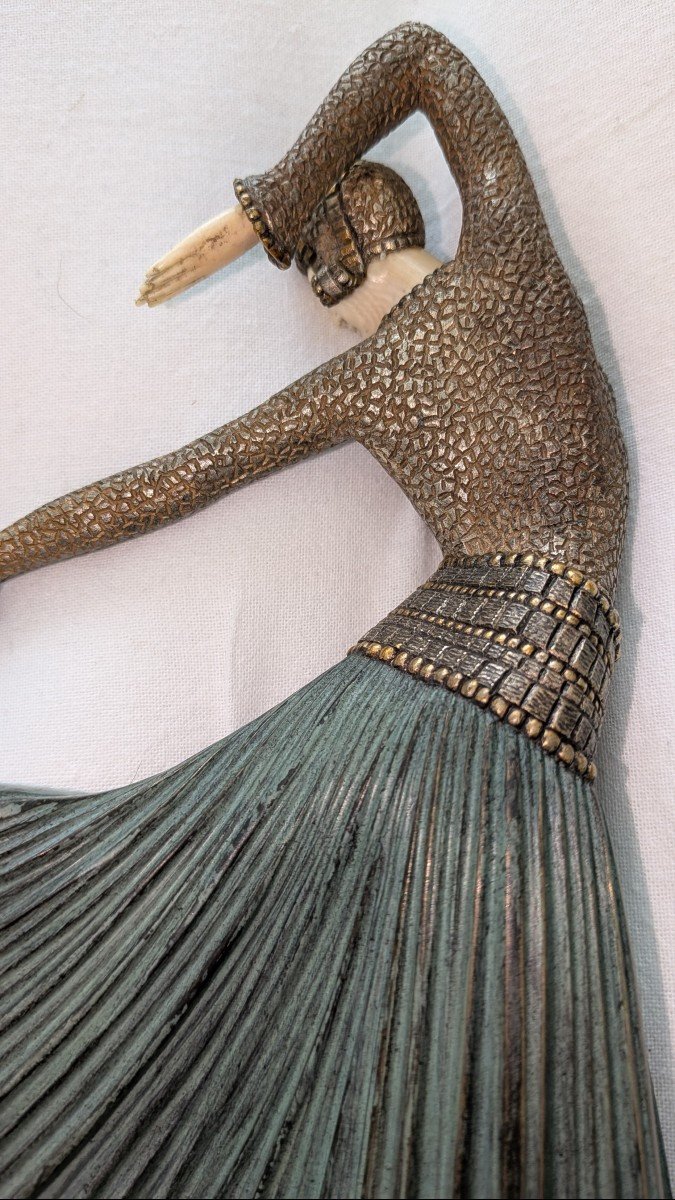 Ayouta Dancer Sculpture By Demeter H. Chiparus  1925-photo-4