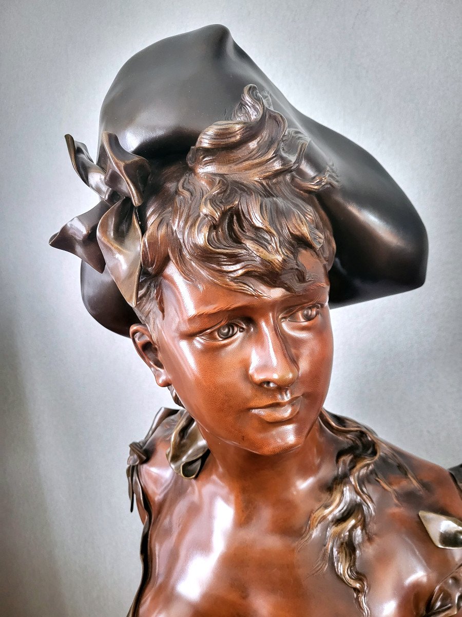 Bronze Sculpture Signed A.nelson And Stamp Of The Founder H.luppens Societe Bruxelles Bronze Art-photo-4