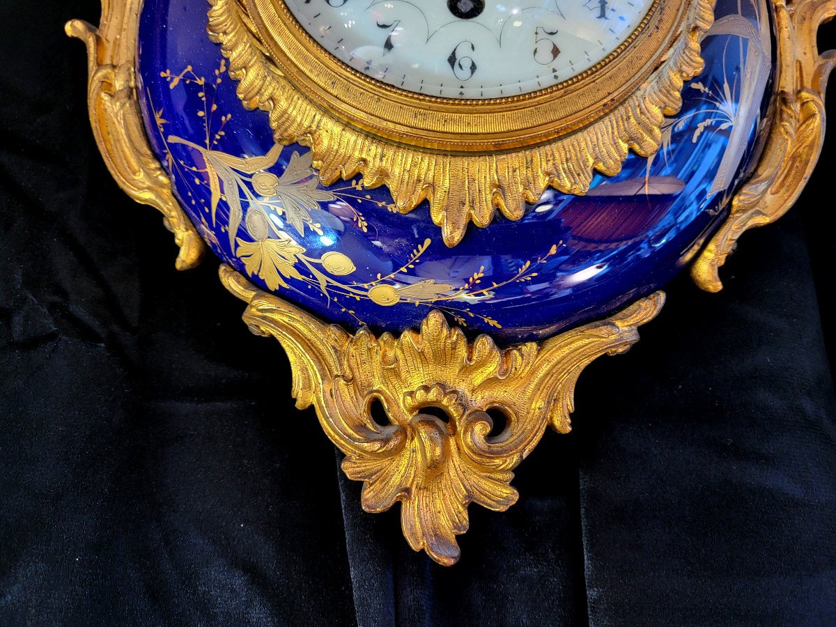 Horloge murale en porcelaine émaillée-photo-4