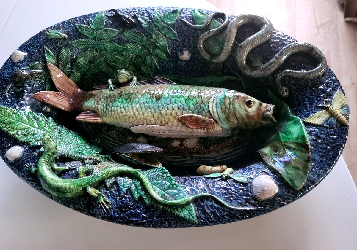 Naturalist Dish In The Hollow Of Barbizet Victor