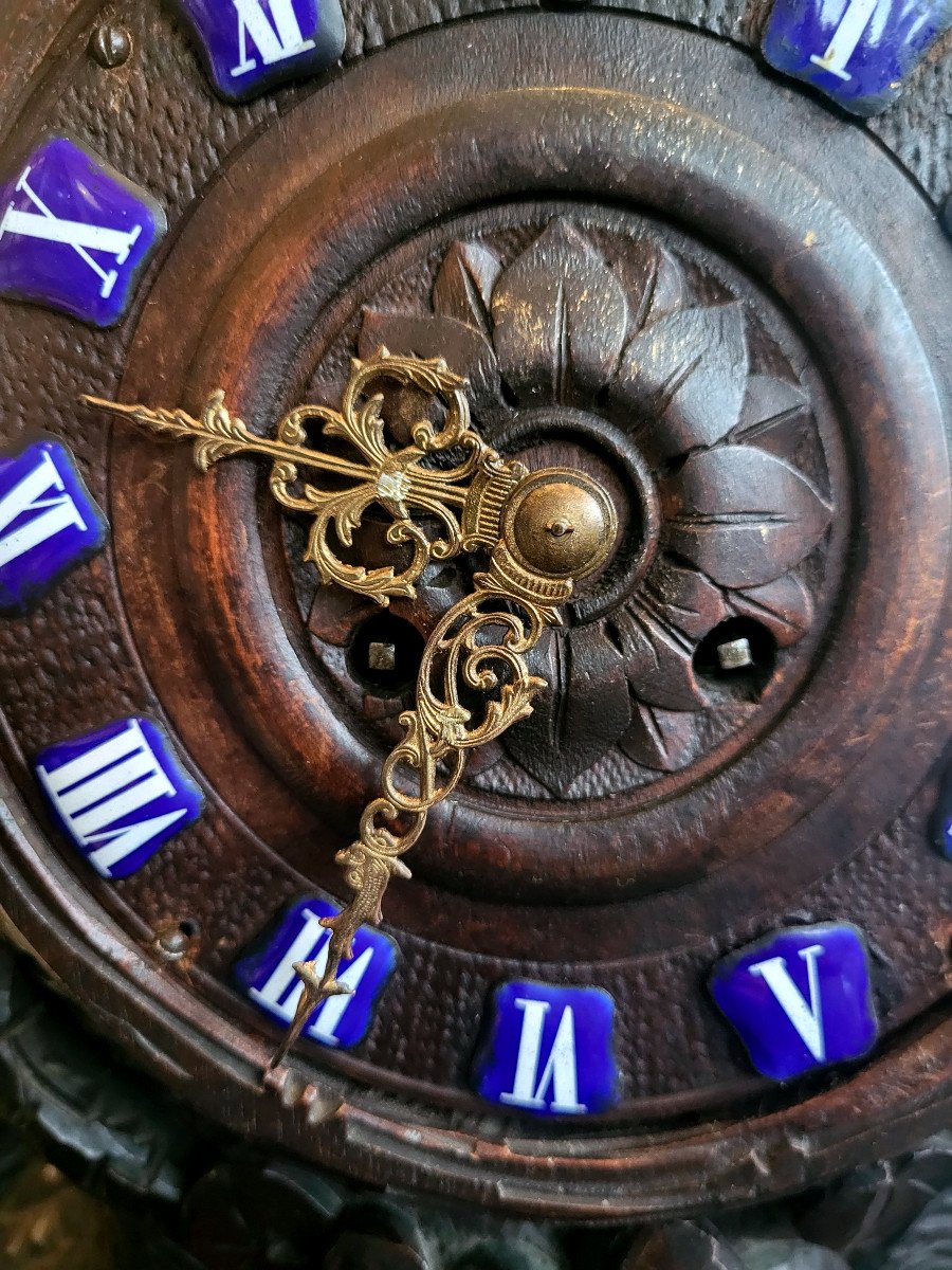 19th Century Black Forest Clock-photo-3
