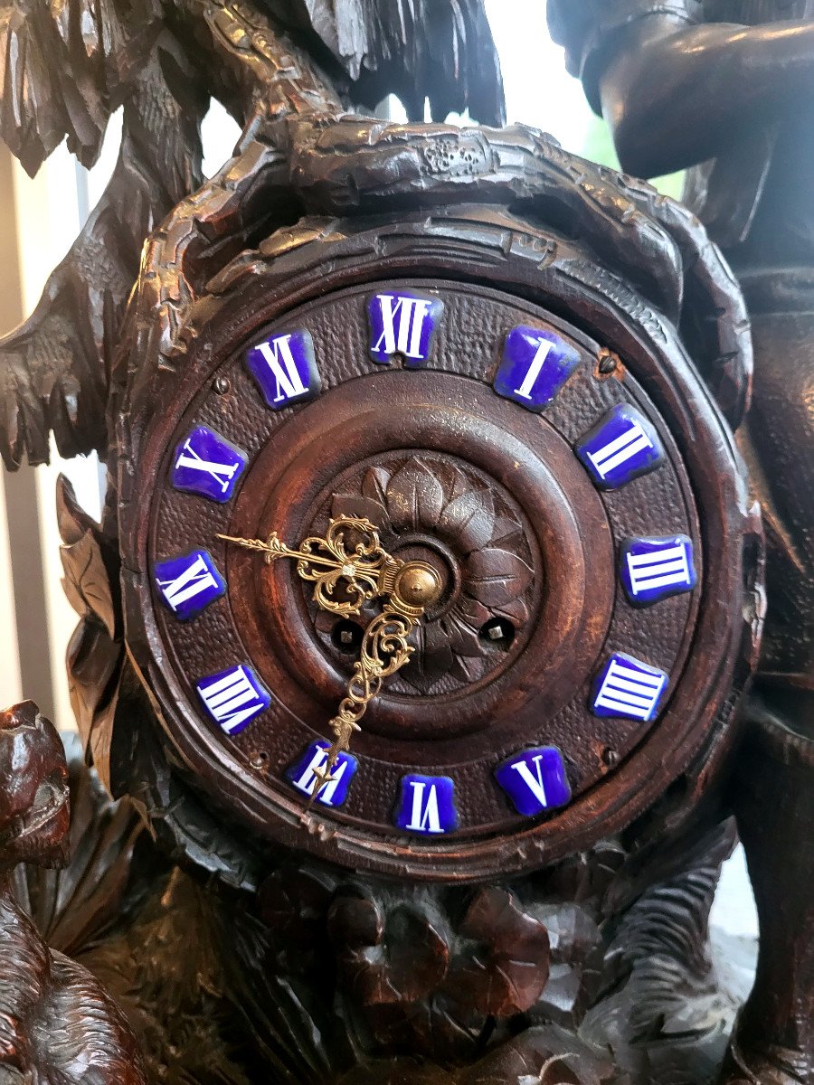 19th Century Black Forest Clock-photo-4