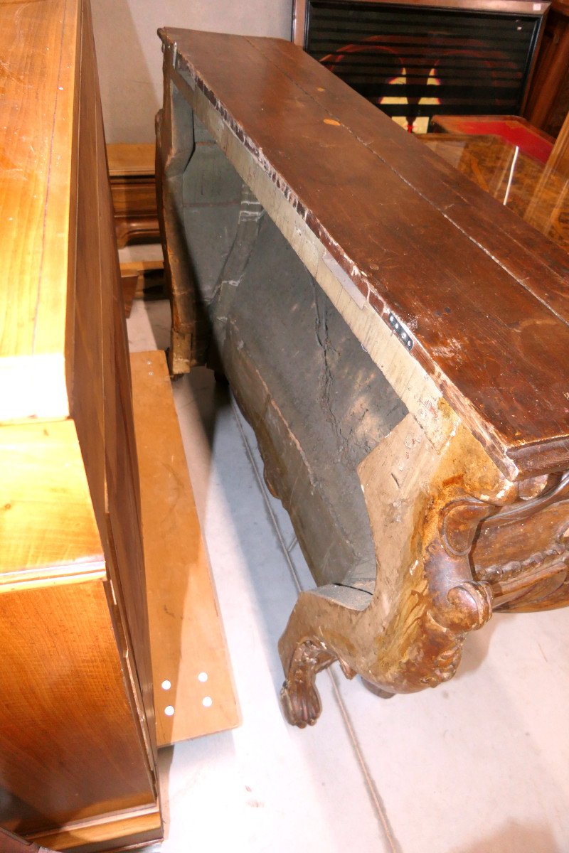 Autel De Chapelle Sculpté XVIIIème-photo-1