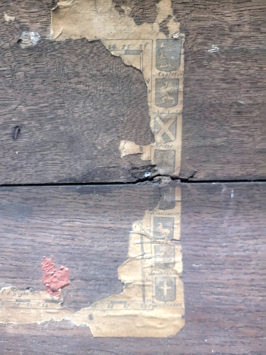 Dutch Chest In Oak Wood From The 16th Century-photo-2